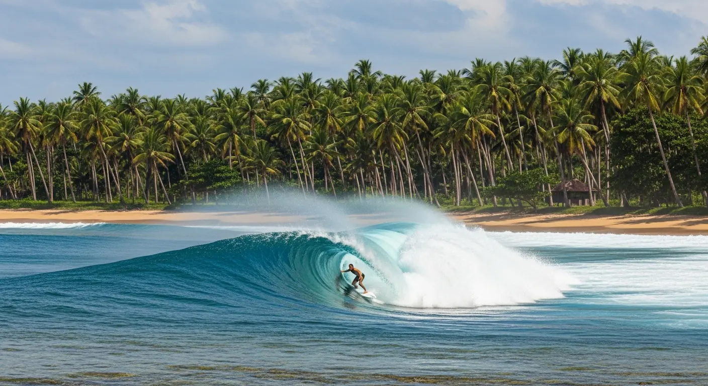 Sorake Beach point break, Nias